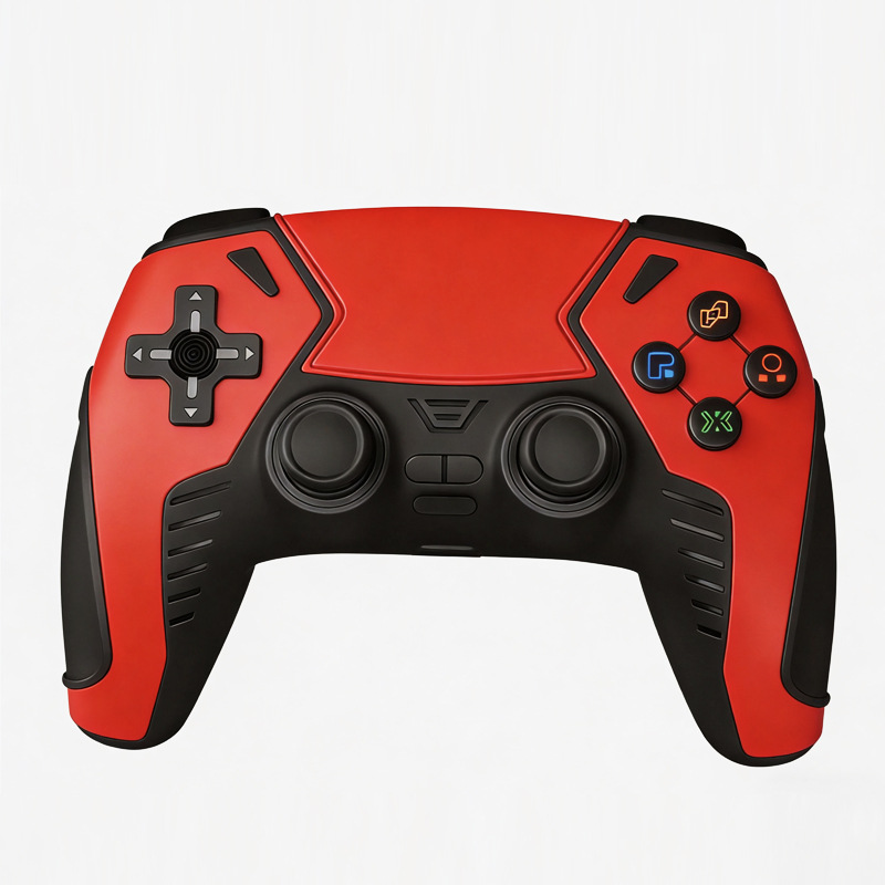 黑红 PS5/PS5 PRO/PS5 游戏手柄无线蓝牙双震动体感六轴陀螺仪
