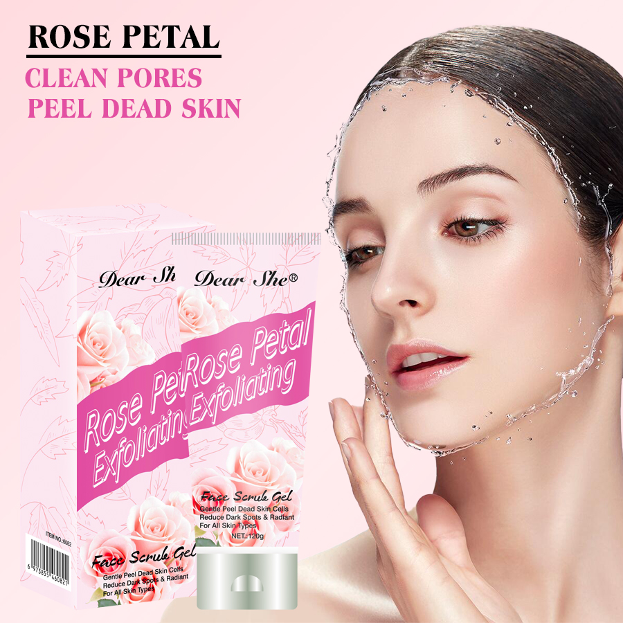 Dear She Rose Hydrating Moisturizing Cleansing Exfoliating Gel Cross-border Exclusive
