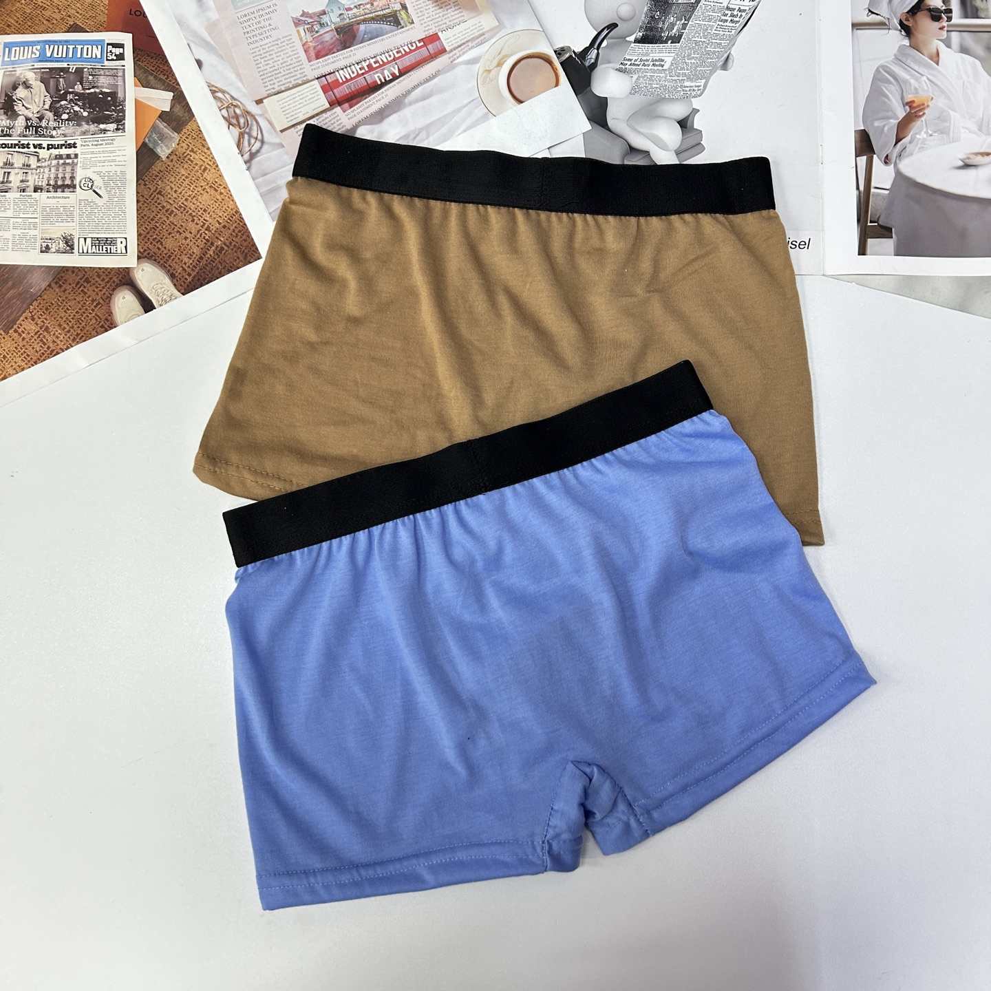 The 101907# style of foreign trade underwear men's seamless men's comfort cotton briefs are selling well. South African men's briefs QNI Specification image