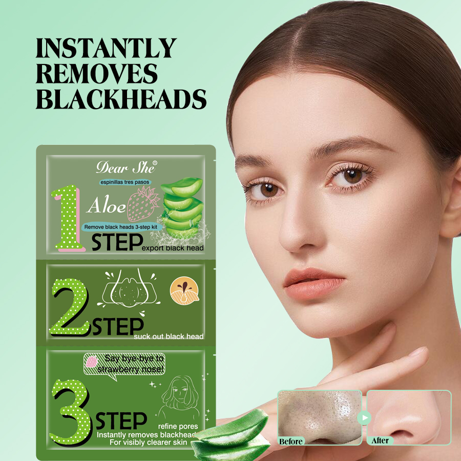 DEAR SHE Aloe Vera Blackhead Nose Mask Deep Cleansing Blackhead Removal Mask Blackhead Killer details Picture