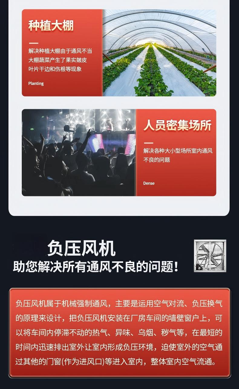 负压风机工业用大功率排气扇降温排风扇养殖换气扇车间抽风机详情5