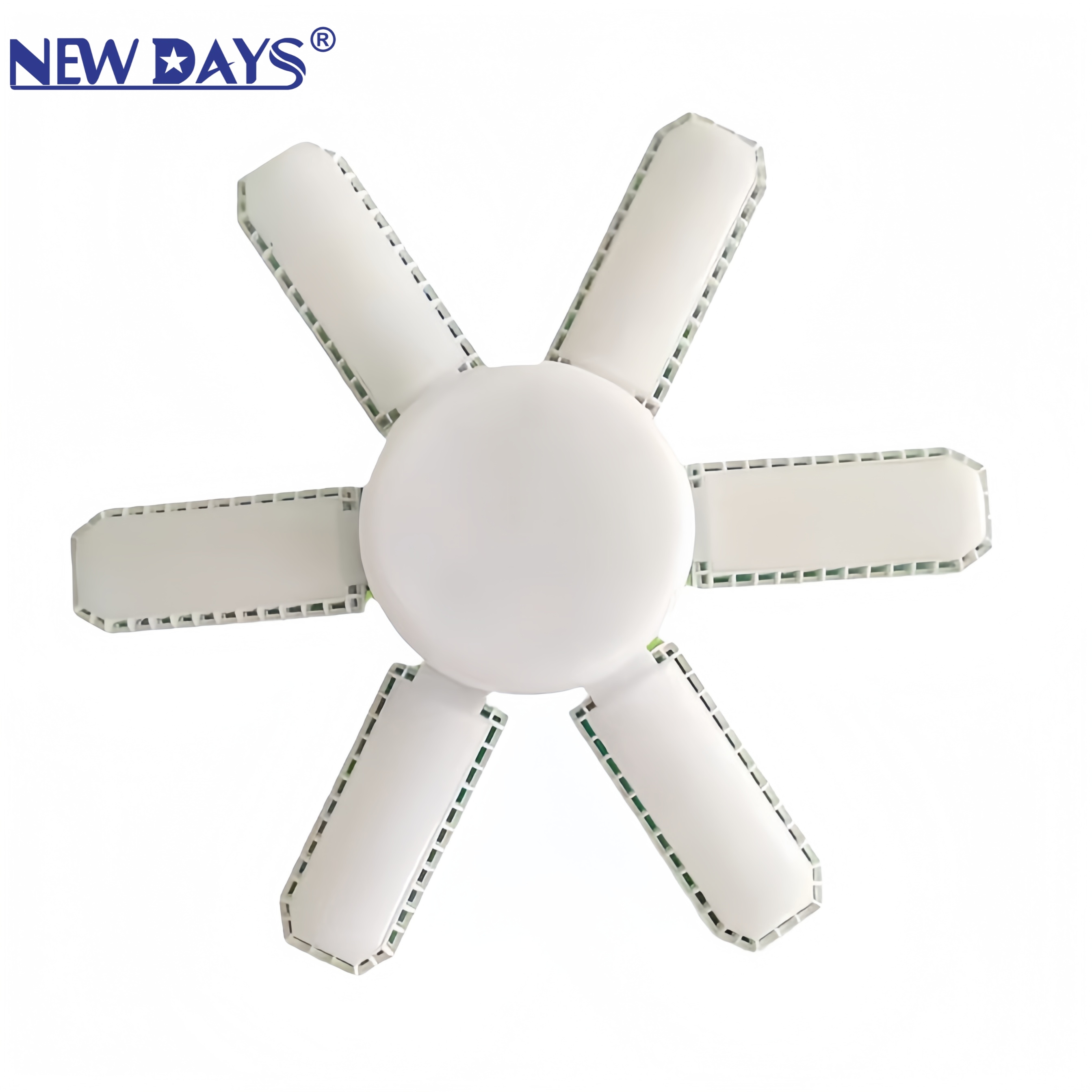 NEWDAYS brand cross-border new LED bulb leaf lamp, King Kong six-leaf +1 eye-protecting non-flicker folding lamp, Screw E27-port energy-saving high-brightness lighting lamp bulb leaf lamp bulb