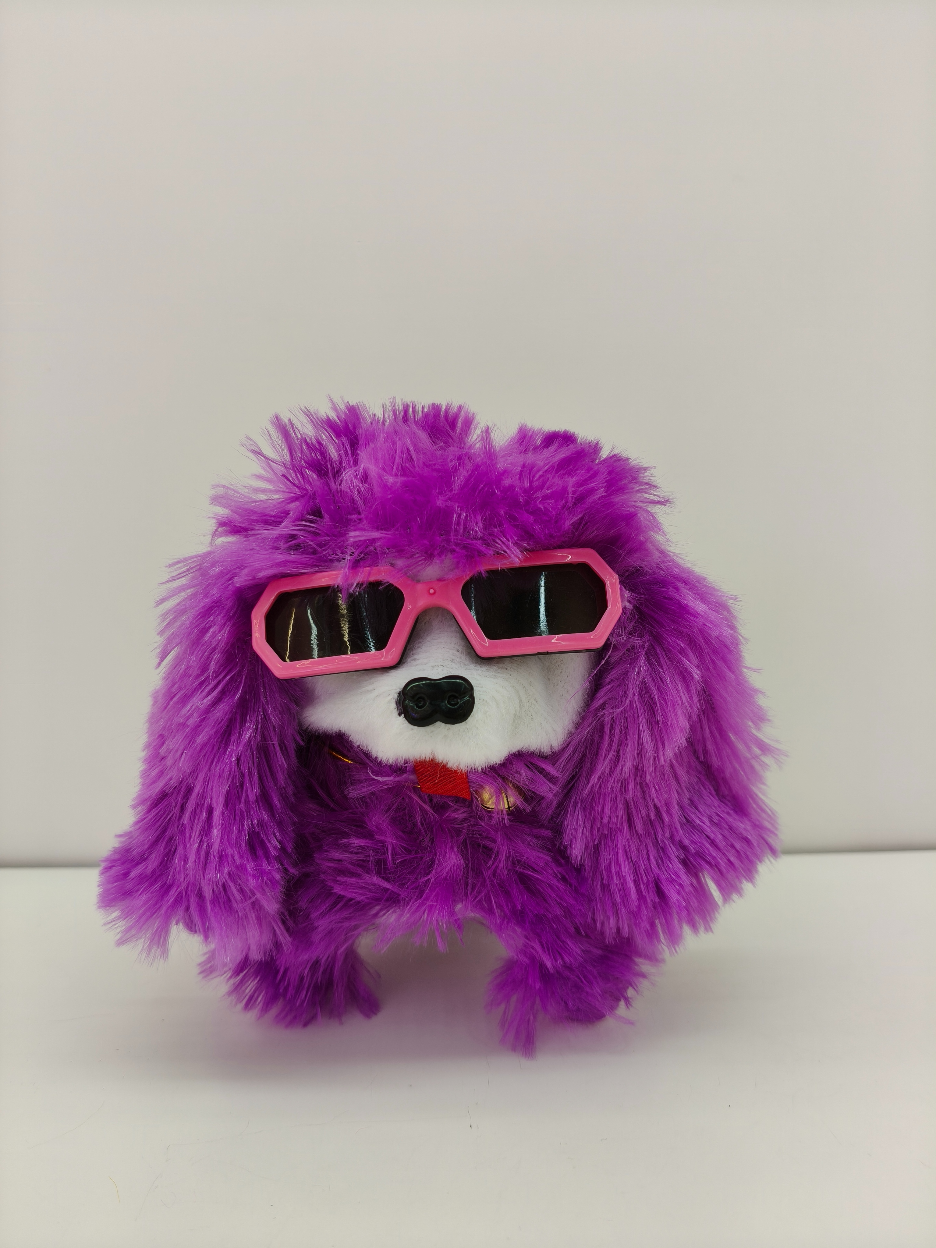 Long-eared, glasses, skirt, dog, plush puppy doll, a cute toy puppy that can walk and bark Application Scenario