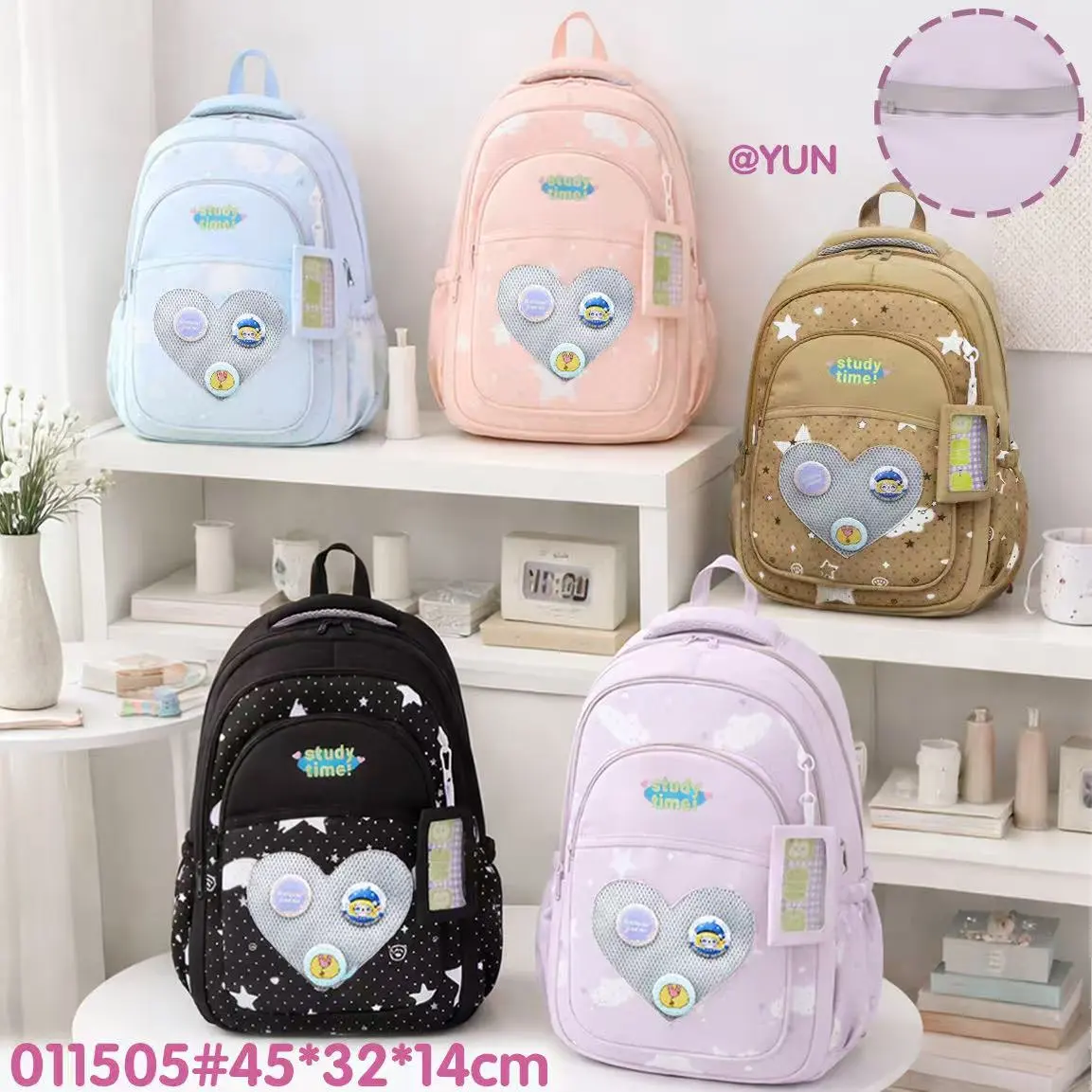Wear-resistant Oxford fabric men's and women's backpacks, travel outdoor student schoolbags, cross-border bags detail image 6