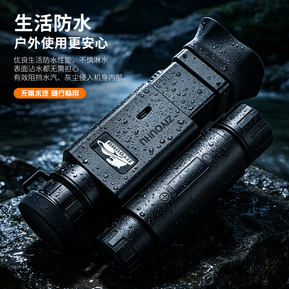 红外夜视仪户外高清探测摄像头盔全黑环境适用 Specification image