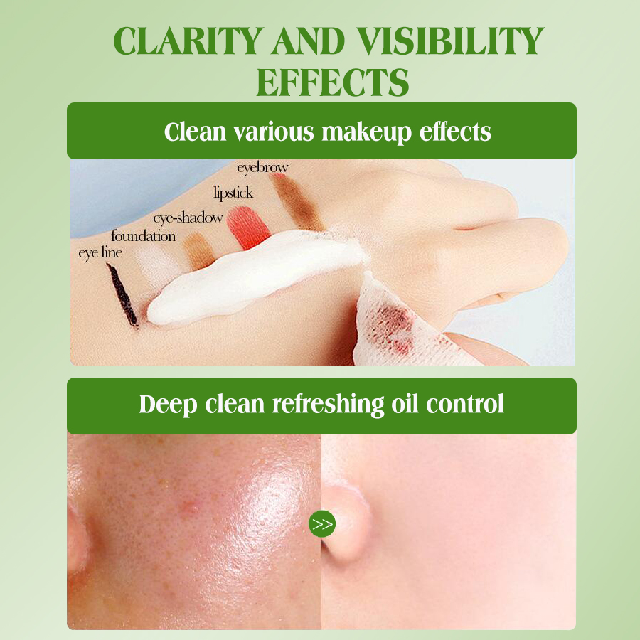 DEAR SHE Aloe Vera Essence Cleansing Mousse Foaming Facial Cleanser - A Daily Essential for cleansing and moisturizing Item Picture