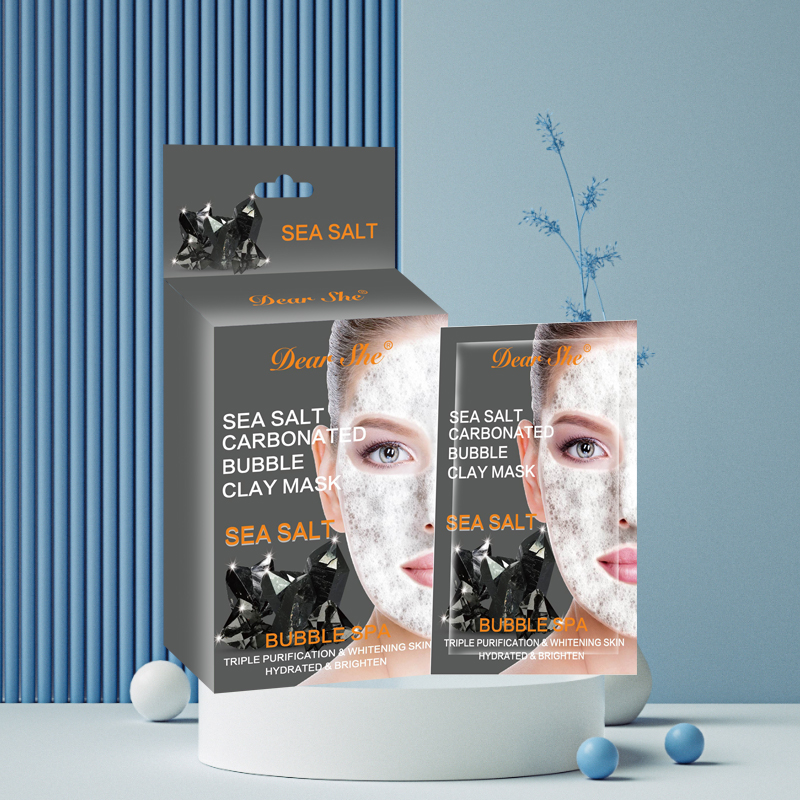 DEAR SHE Black Sea Salt Blackhead Absorbing Bubble Deep Cleansing Blackhead Removal Mask Patch Cross-border Wholesale details Picture