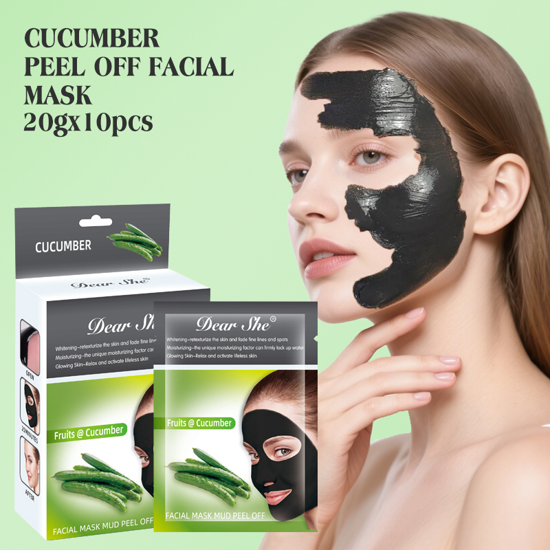 Dear She Cucumber Blackhead Removal Mask Peel-off Blackhead Removal and Acne Removal Black Mask Factory Direct Sale