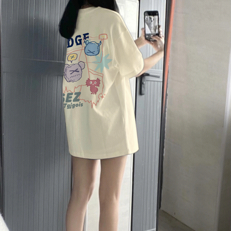 宽松短袖T恤女半袖2026夏季新款大版oversize设计感小众上衣ins潮