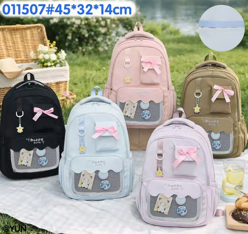 Wear-resistant Oxford fabric men's and women's backpacks, travel outdoor student schoolbags, cross-border bags detail image 5