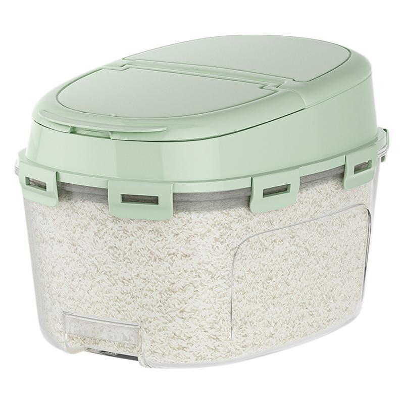 Kitchen sealed rice bucket, food plastic moisture-proof storage, 26-jin rice jar, rice flour insect-proof storage box, 10kg detail image 3