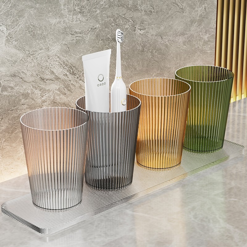 Light luxury tooth brushing and mouthwash cups, washbasin cups, couple toothbrush cups, high appearance level for dormitories, household tooth cups, washbasin cups, household *