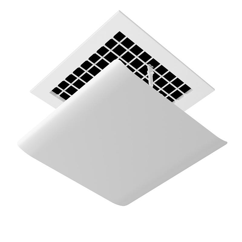 Central air conditioning wind deflector, anti-direct blowing ceiling-mounted square window-type air guide plate, cold air wind shield, plastic baffle detail image 6