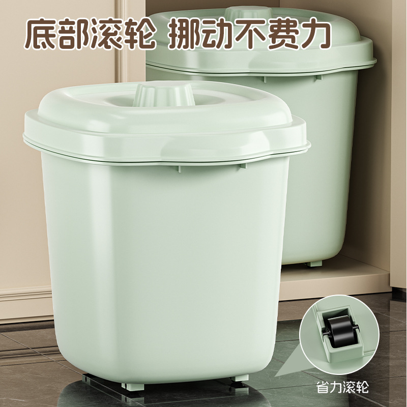 Household insect-proof and moisture-proof rice bucket, rice storage box, rice box, flour bucket, storage tank, food-grade plastic detail image 6