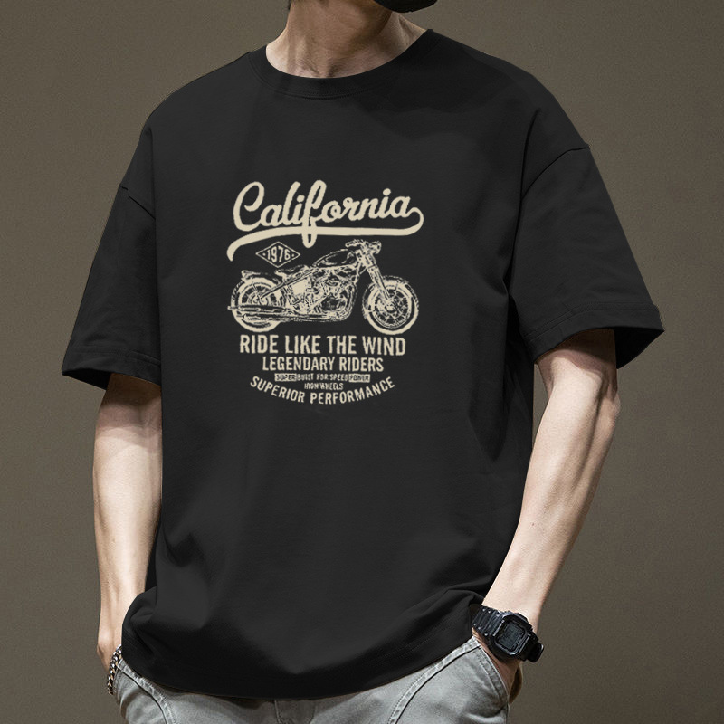 Trendy men's T-shirt 2026 new short-sleeved summer trend pure cotton men's T-shirt Men's half-sleeved innerwear base layer Application Scenario