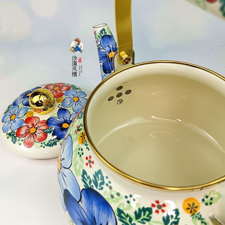 烧水壶/茶壶/青花凉茶壶/玻璃八角壶/宜兴紫砂白底实物图