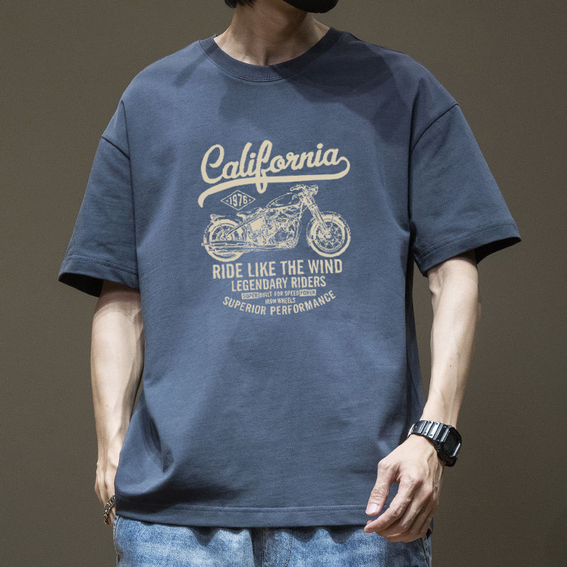 Trendy men's T-shirt 2026 new short-sleeved summer trend pure cotton men's T-shirt Men's half-sleeved innerwear base layer Item Picture