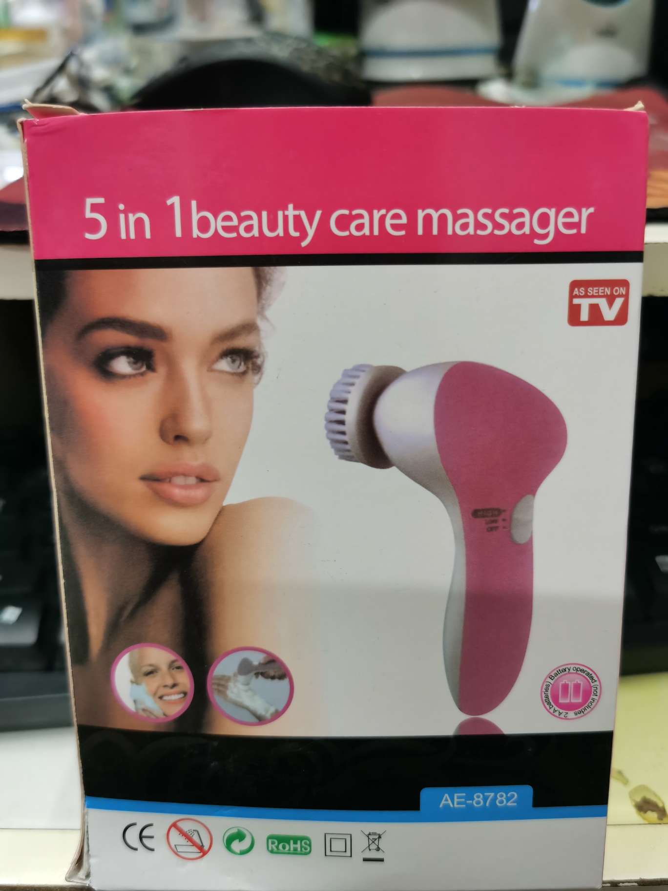 Five-in-one electric facial cleanser, facial cleansing device, facial cleaner, blackhead and pore cleaning instrument, facial massage brush detail image 11