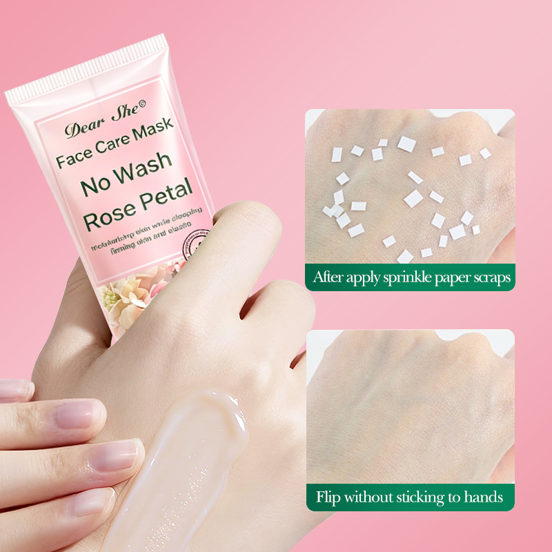 Dear She Rose Leave-in Sleeping Mask Cream Hydrating Moisturizing Mask Cross-border Exclusive Supply Factory Customizable Application Scenario