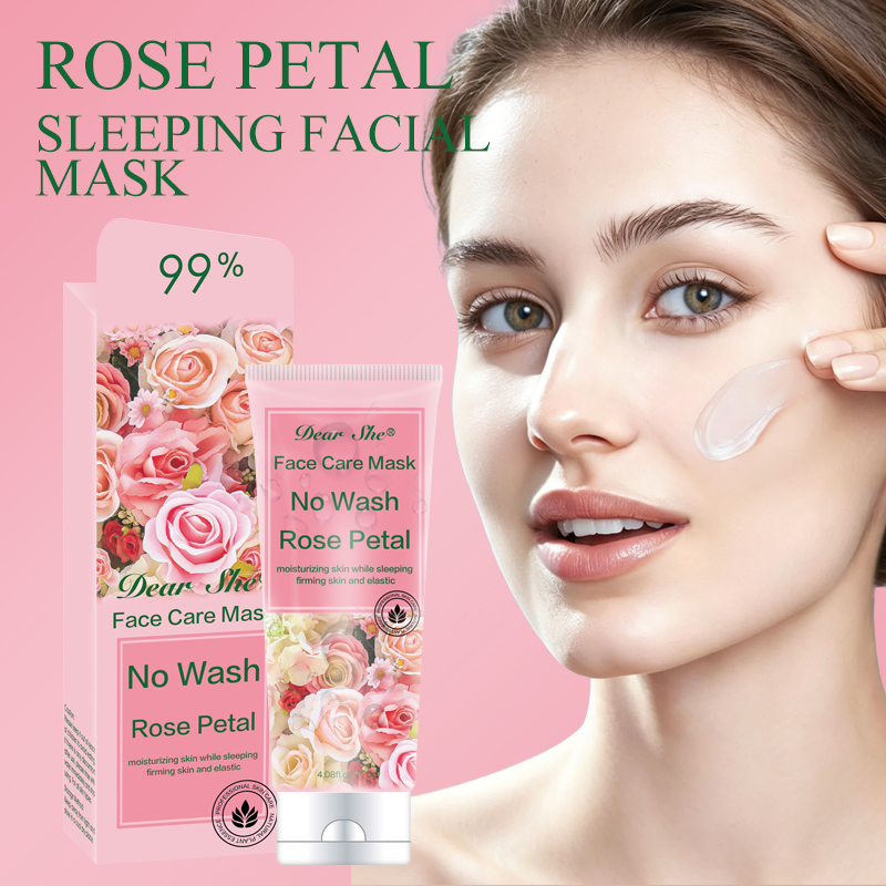 Dear She Rose Leave-in Sleeping Mask Cream Hydrating Moisturizing Mask Cross-border Exclusive Supply Factory Customizable