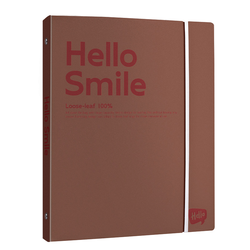 Baiyi solid-color file bag, loose-leaf folder, archive materials, test paper classification, study subject storage bag, organization book Item Picture