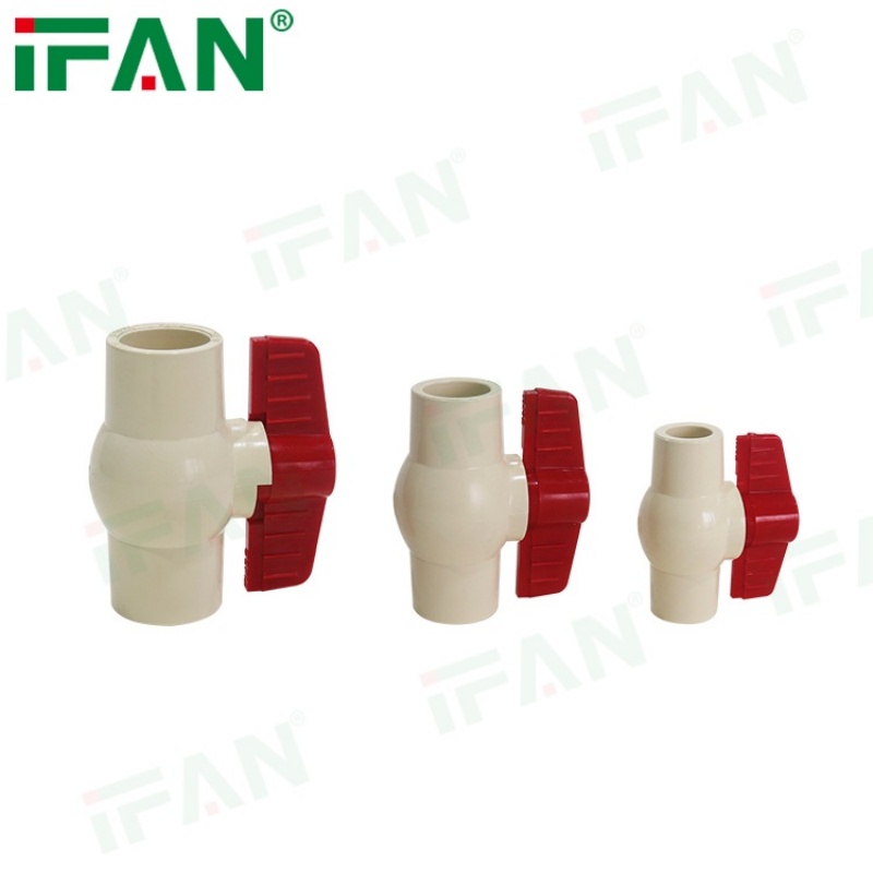 Ifan Customized CPVC Single Union Butterfly Ball Valve details Picture