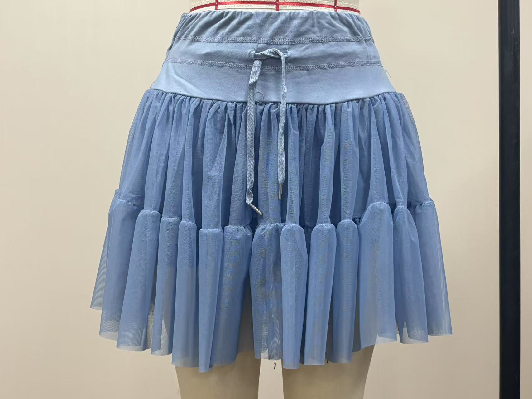 2026 Cross-border European and American women's skirt anti-exposure Spring/Summer new high-waisted pleated skirt Short skirt Hot girl