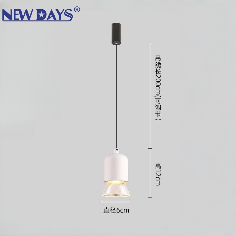 NEWDAYS brand's cross-border new led modern and simple pendant lamps, colorful creative high-display low-voltage bar table lamps, energy-saving high-brightness ambient lighting pendant lamps and lighting fixtures Application Scenario