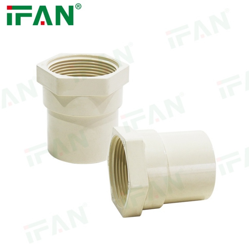 IFAN 1/2"-2" Beige Female Thread Socket CPVC Pipe Fittings Specification image