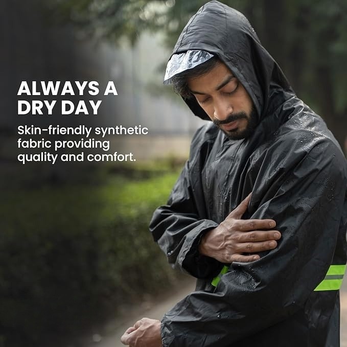 Raincoat and rain pants two-piece set, full-body riding motorcycle, cross-border foreign trade protection, thickened wholesale, waterproof raincoat and rain pants two-piece set, full-body riding motorcycle, cross-border foreign trade protection, thickened wholesale, waterproof detail image 2