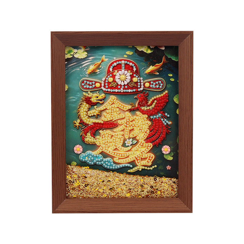 "8-inch Flowing sand Diamond Atmosphere Desktop Decorative Art and cultural Creative Gift of 'Golden List Success'. Application Scenario