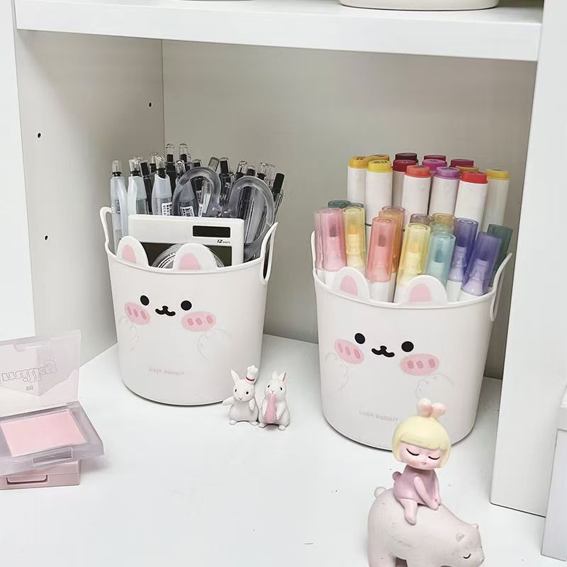 فالأرانب البيضاء على شكل دلاء من خبث القهوة وسمكه صناديق قمامة Item Picture