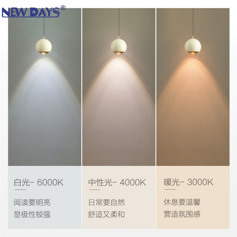 NEWDAYS品牌跨境新品led现代简约吊灯，圆形创意高显低压吧台灯，节能高亮照明氛围灯吊灯灯具灯饰 Specification image