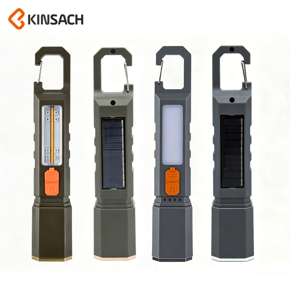 KINSACH work light, white laser solar high-intensity flashlight, multi-emergency lighting portable flashlight Application Scenario