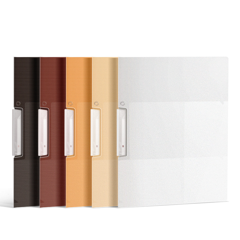 Baiyi Rotating side-opening type folder a4 student file folder, test paper storage folder, pull-out rod clip, file folder Item Picture