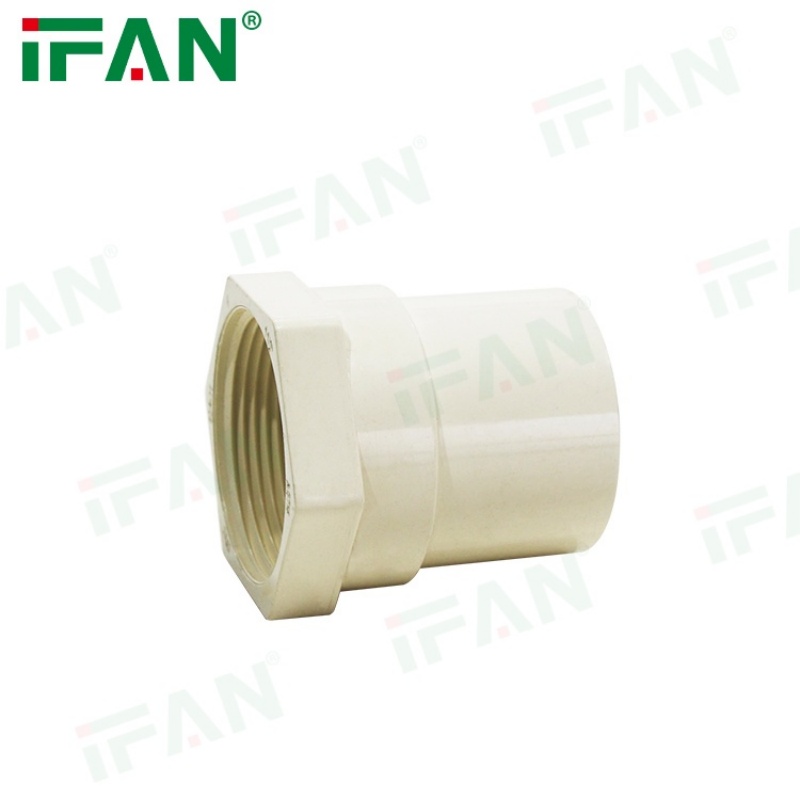 IFAN 1/2"-2" Beige Female Thread Socket CPVC Pipe Fittings details Picture