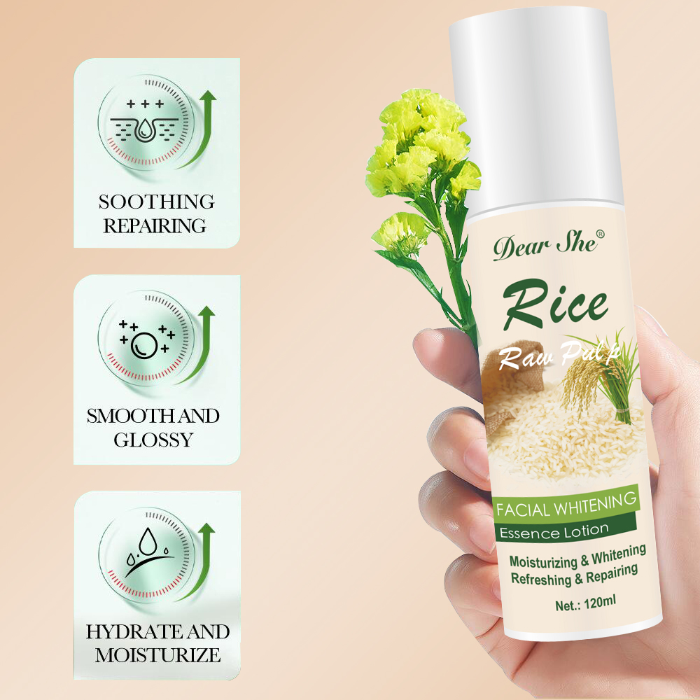 DEAR SHE Rice Skin Care Essence Lotion Repairing, Hydrating, Moisturizing and Firming Massage Essence Factory Direct Sale details Picture