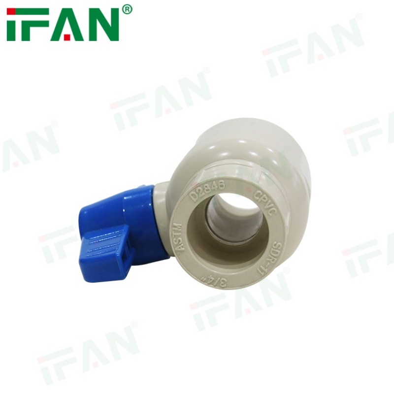 IFAN Durable Plastic White CPVC Union Ball Valve details Picture