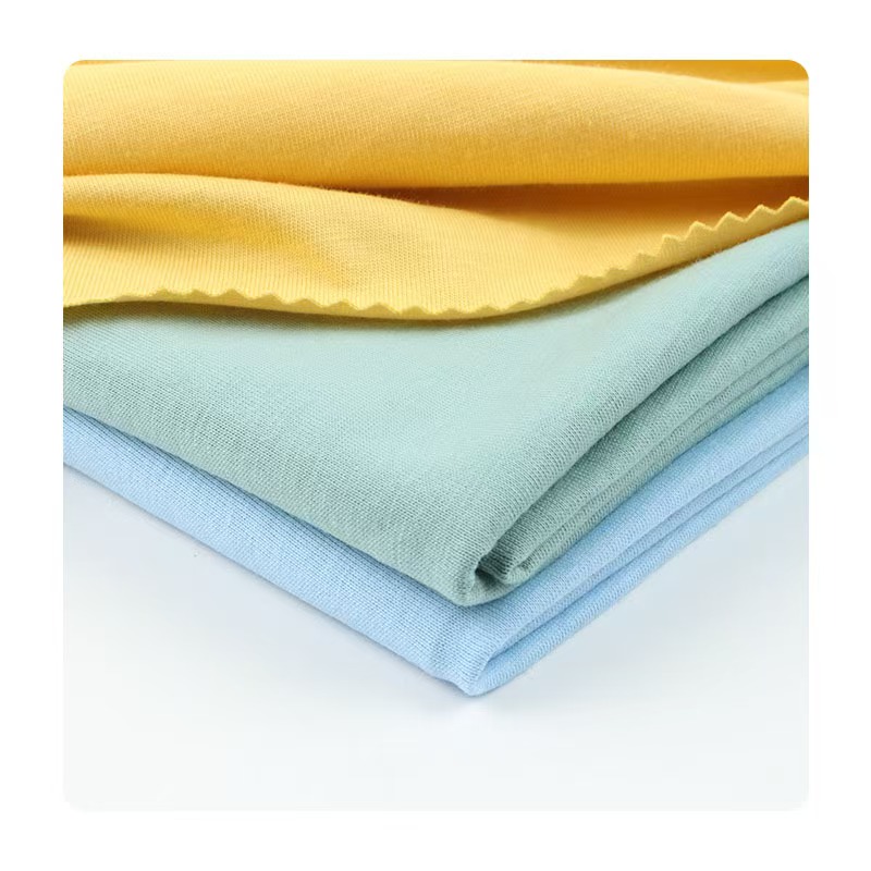 Soft and smooth cotton sweat fabric, cool and non-stick, advertising shirt, POLO shirt, sportswear, knitted fabric details Picture