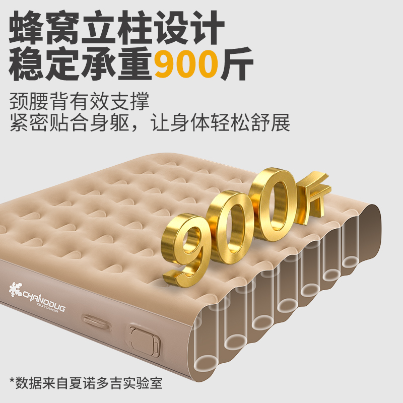 Xanoduji outdoor automatic inflatable mattress 180CM wide tent air cushion bed camping sleeping pad home floor mat, built-in electric pump, one-button inflation and deflation, high load-bearing capacity, strong support, portable camping equipment for the wild Application Scenario