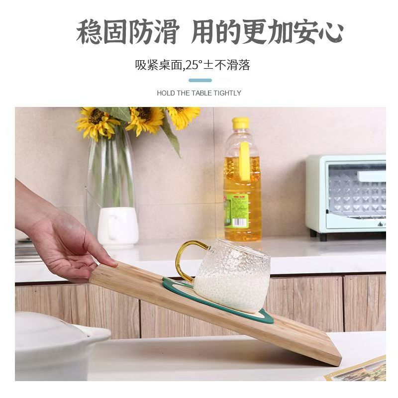 卡通动物造型木质杯垫亚麻棉餐巾布皮革餐垫 details Picture