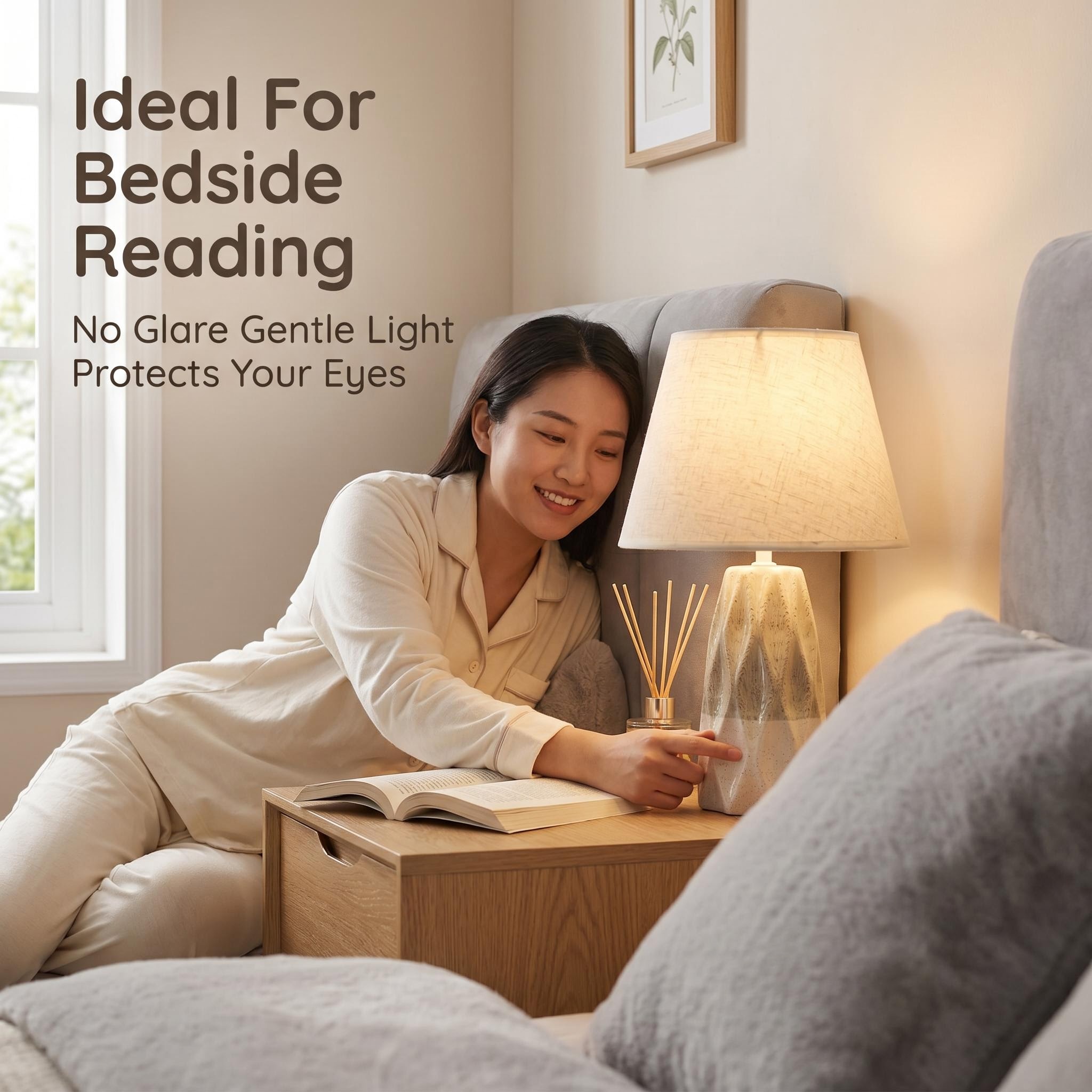 The 2026JL Jilian new two-color wabi-sabi style series table lamp starts from 36 pieces per piece Specification image