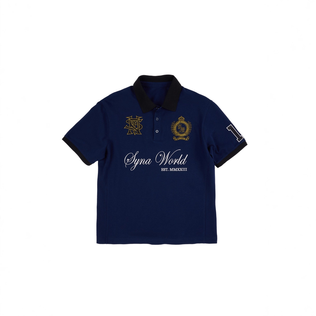 2026 Wholesale best-selling and hot summer new trendy and individual hip-hop polo collar embroidered loose men's and women's short-sleeved tops from Europe and America