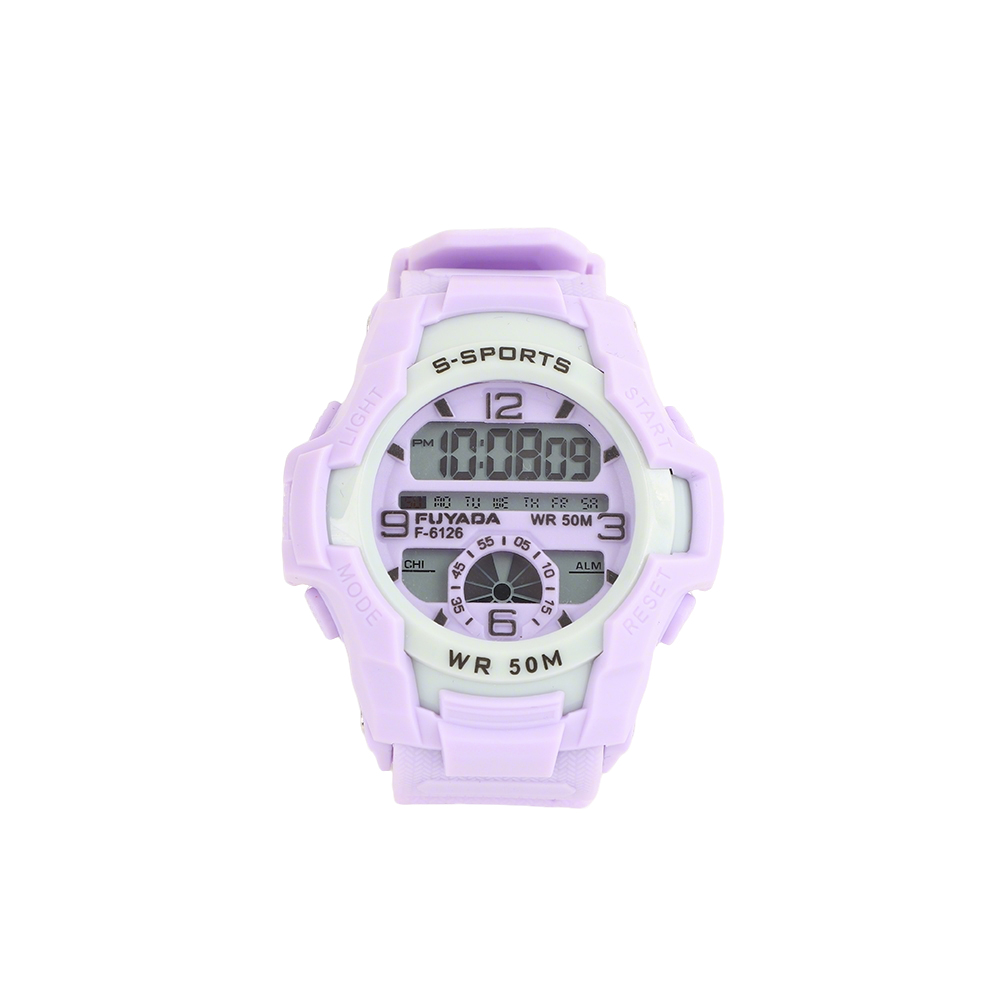 FUYADA factory directly supplies 50-meter water-resistant electronic watches, student outdoor multi-functional luminous timing alarm clock digital wristwatches, suitable for both men and women, special for running and swimming, shock-resistant large-screen water-resistant electronic watches Item Picture