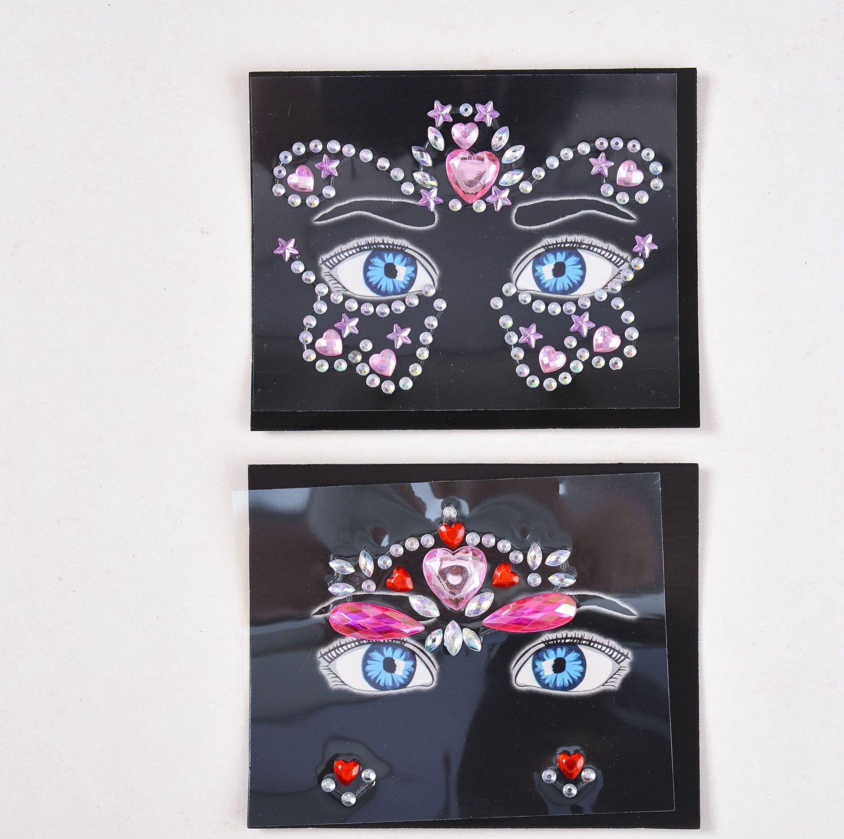 Self-adhesive acrylic diamond stickers for eye decoration, children's stage diamond stickers, color diamond diy eye decoration diamond stickers