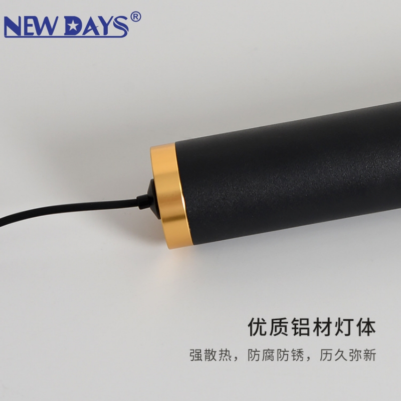 NEWDAYS品牌跨境新品led磁吸款长条吊灯，长筒高显低压吧台灯，节能高亮照明氛围灯吊灯灯具灯饰 details Picture