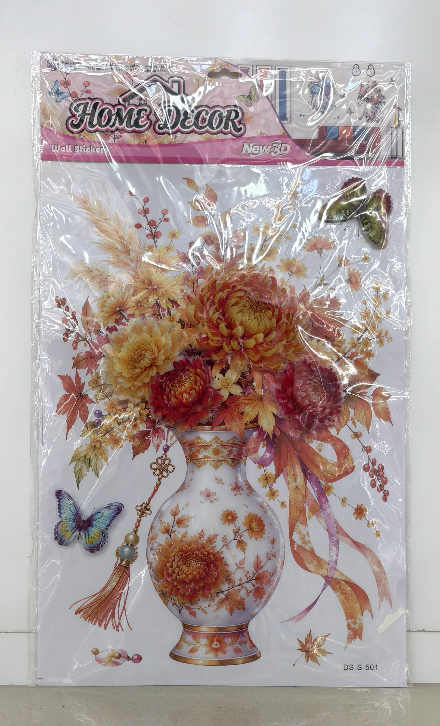 DS-S vase layer upon layer decorative stickers