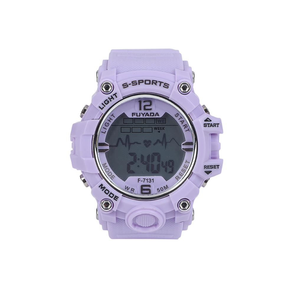 FUYADA 50-meter water-resistant electronic watch for teenagers, multi-functional luminous timing alarm clock, shockproof wristwatch, suitable for daily swimming and running for both boys and girls, digital sports electronic watch Item Picture