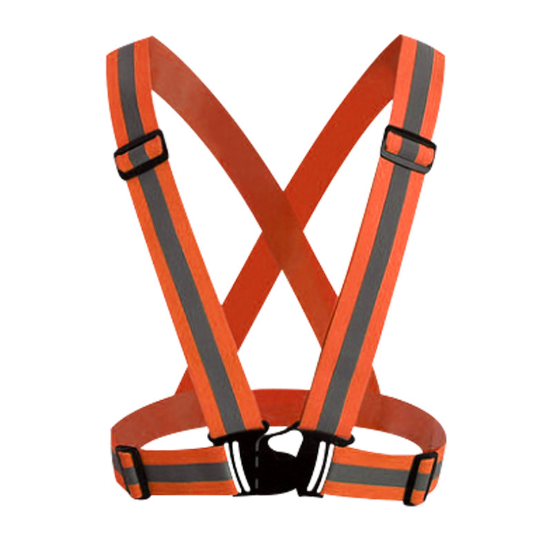 Shengchi elastic shoulder strap reflective vest, night running and cycling safety protection, adult and children, adjustable elastic shoulder strap, adjustable reflective shoulder strap, night running chauffeur, elastic arm strap, waist belt, traffic safety reflective vest, waistcoat elastic strap details Picture