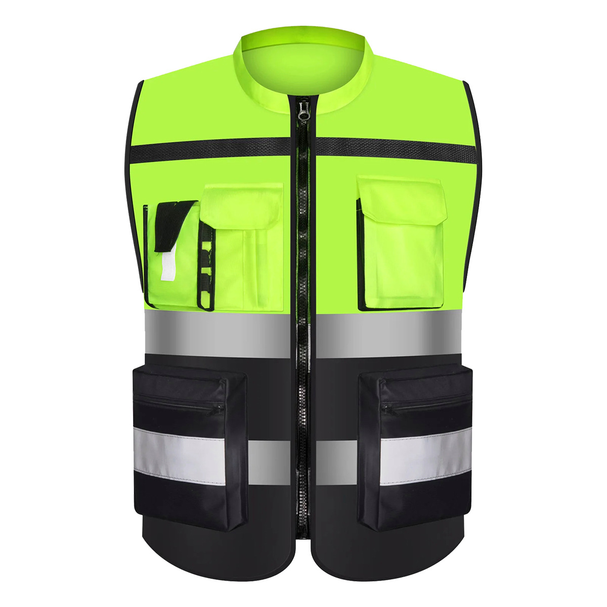 Construction site reflective vests and vests, safety protection, labor volunteer activities, wholesale reflective vests, breathable, lightweight and multi-functional reflective vests, night cycling, traffic chauffeur safety protection reflective vests and vests, road administration leadership uniforms Application Scenario